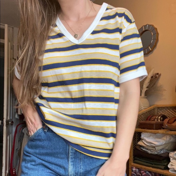 70s Single Stitch Ringer Tee - Picture 3 of 6